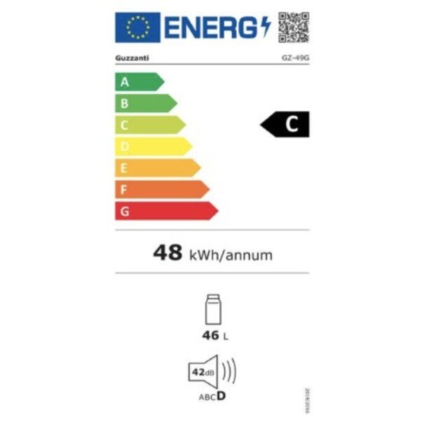 &Scaron;aldytuvas vertikali vitrina Guzzanti GZ 49G 2