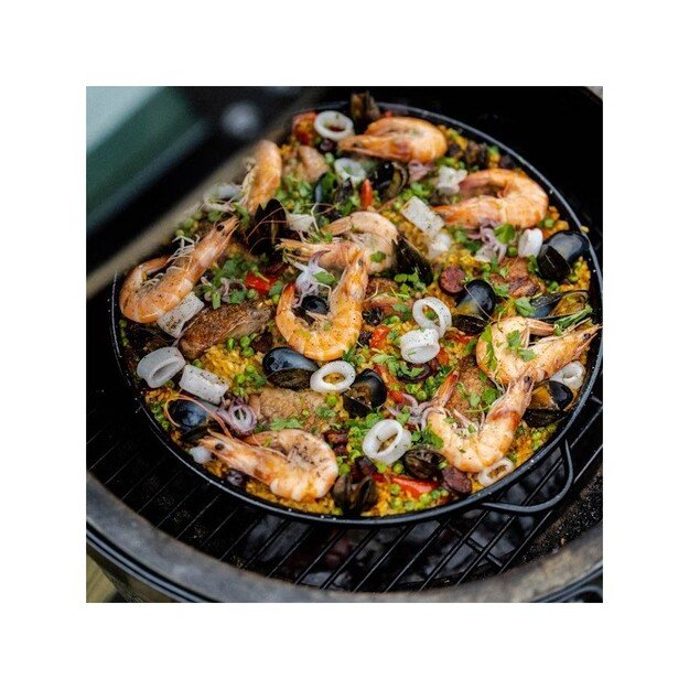 Emaliuota paella keptuvė : Dydis - 30cm