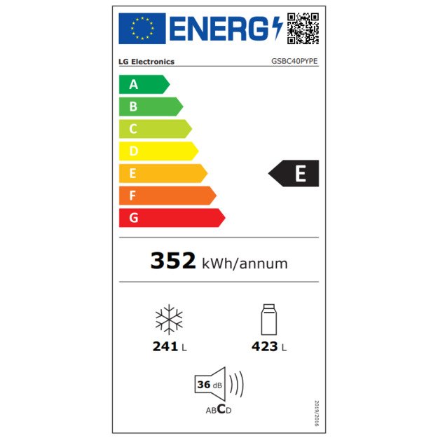 Šaldytuvas LG GSBC40PYPE