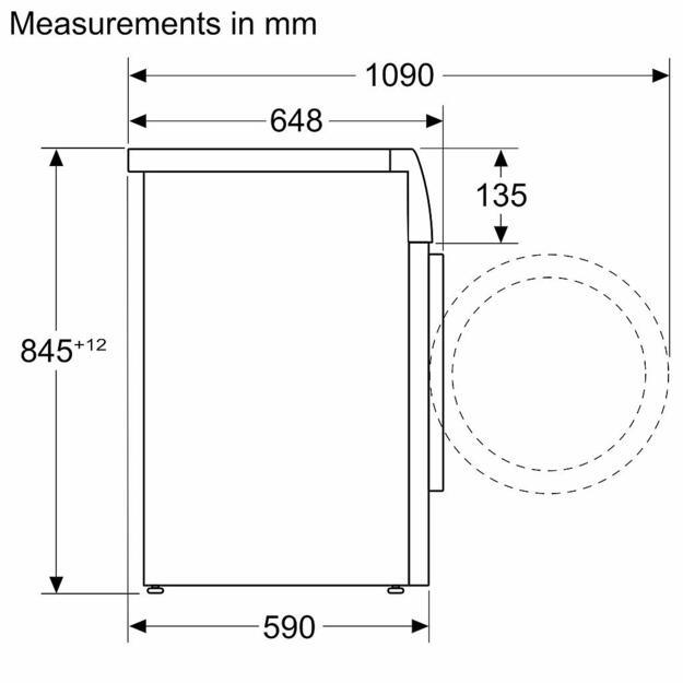 Skalbyklė BOSCH WGB254A0SN