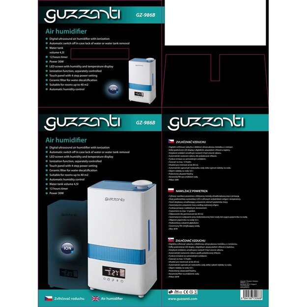 Drėkintuvas Guzzanti GZ-986B