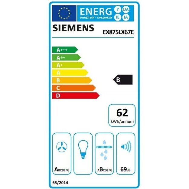 Indukcinė kaitlentė su integruotu gartraukiu Siemens EX875LX67E