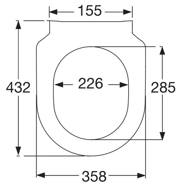 Unitazo dangtis VB 9M87S101