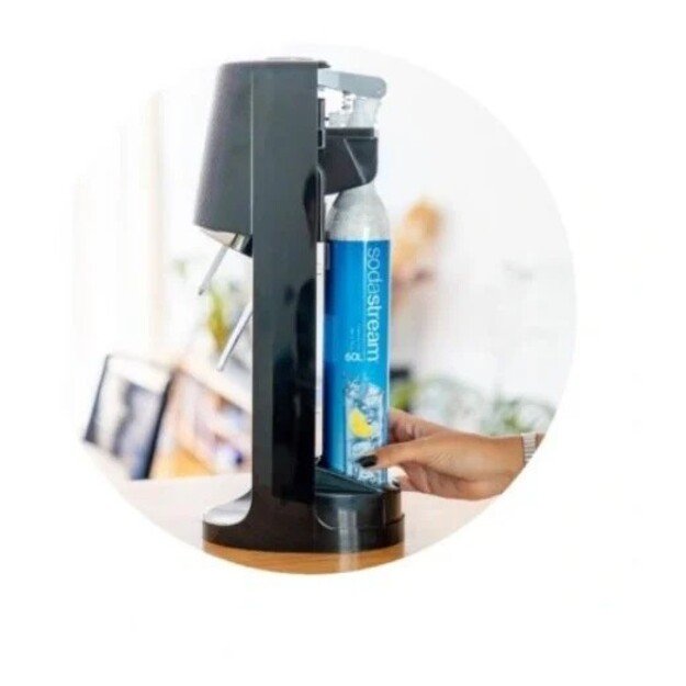 CO2 angliarūgštės cilindras SodaStream 60L,  šv.mėlynas