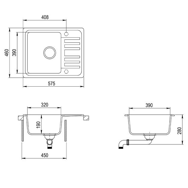 Plautuvė AquaSanita SQ102-220AW