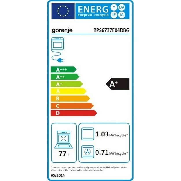 Orkaitė Gorenje BPS6737E04DBG