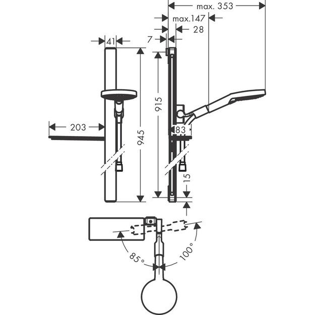 Hansgrohe Raindance Select S 27649400