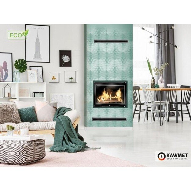 Ketaus įdėklas židiniui KAWMET W17 Decor 12,3 kW ECO