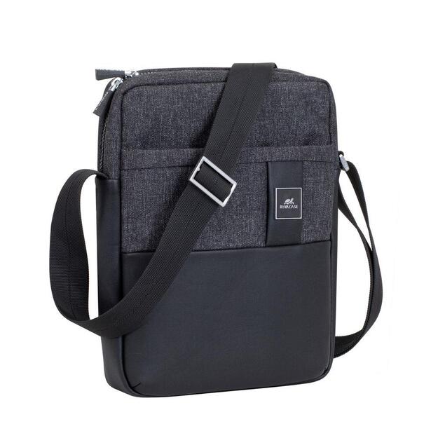 TABLET CASE CROSSBODY 11 /8811 BLACK MELANGE RIVACASE