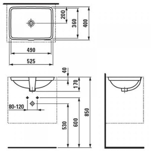 Praustuvas Laufen Pro A 8119600001091