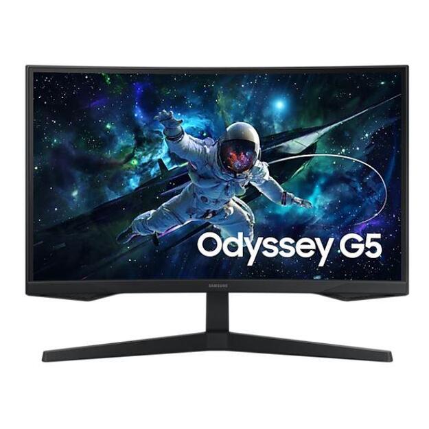 LCD Monitor|SAMSUNG|LS27CG552EUXEN|27 |Gaming/Curved|Panel VA|2560x1440|16:9|165 Hz|Matte|1 ms|Height adjustable|Colour Black|LS27CG552EUXEN