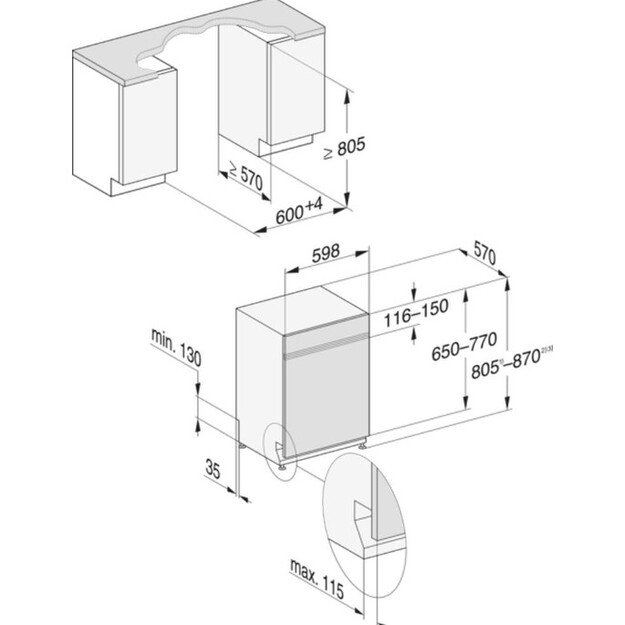 Indaplovė Miele G 7131 SCi 125 Edt. Edcs