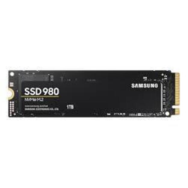 SSD|SAMSUNG|980|1TB|M.2|PCIE|NVMe|MLC|Write speed 3000 MBytes/sec|Read speed 3500 MBytes/sec|2.38mm|TBW 600 TB|MTBF 1500000 hours|MZ-V8V1T0BW