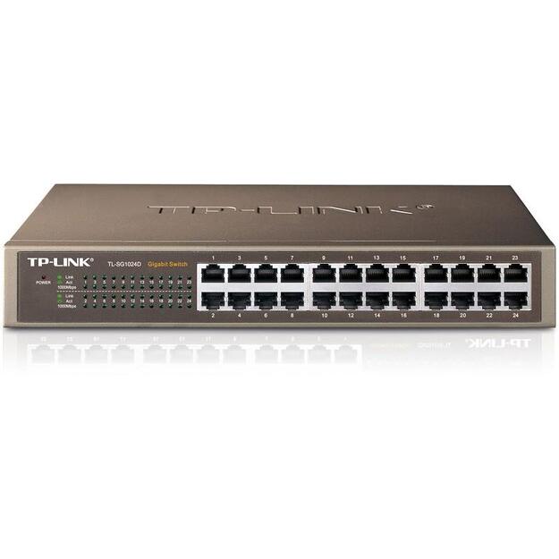 Switch|TP-LINK|24x10Base-T / 100Base-TX / 1000Base-T|TL-SG1024D