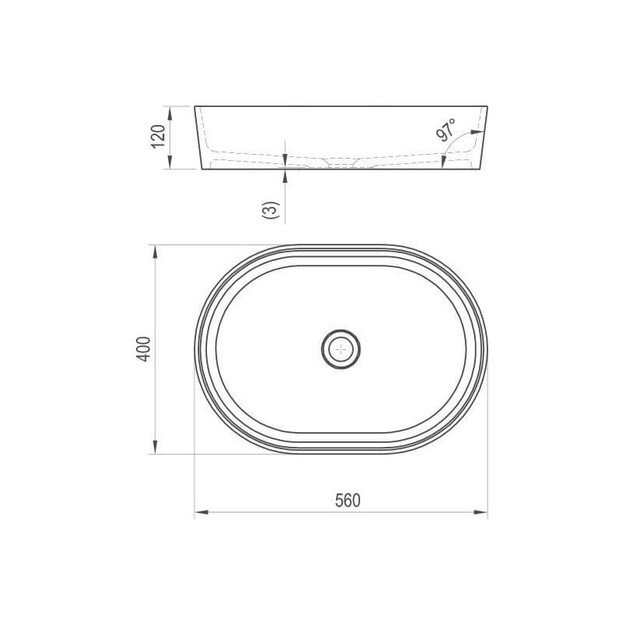 Praustuvas RAVAK Moon 2, XJN01300002