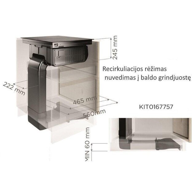 Priedas recirkuliacijai Elica KIT0167757