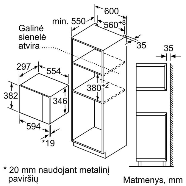 Mikrobangė Bosch BFL524MB0