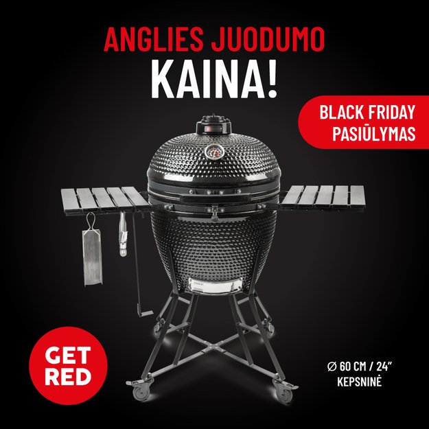 Kamado GET RED 24`/60cm