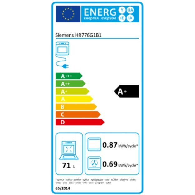 Orkaitė SIEMENS HR776G1B1 3