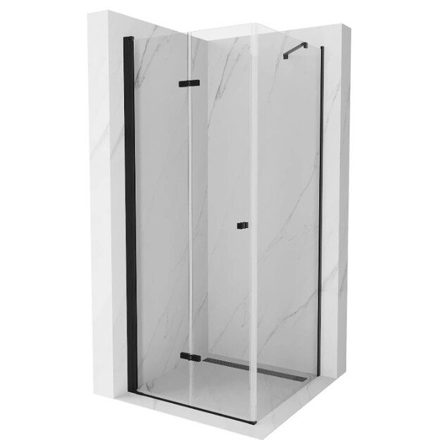 Dušo kabina Mexen Lima 90x90 cm, black mat