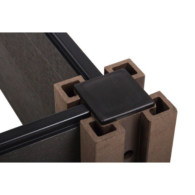 Pakelta lysvė G21 Crop 183 x 68 x 27, WPC, juodmedis, 63900245 4