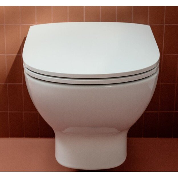 Unitazo dangtis Laufen LUA su soft close mechanizmu, baltas 8910830000001 1