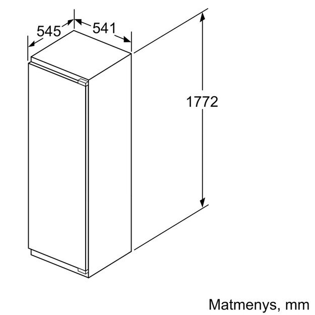 Šaldytuvas Bosch KIR81VSF0 2
