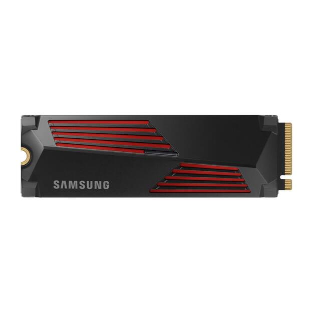 SSD|SAMSUNG|990 PRO with Heatsink|2TB|M.2|PCIE|NVMe|MLC|Write speed 6900 MBytes/sec|Read speed 7450 MBytes/sec|2.3mm|TBW 1200 TB|MTBF 1500000 hours|MZ-V9P2T0GW
