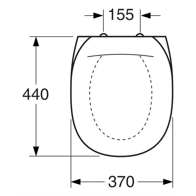 Unitazo dangtis Gustavsberg Nordic GB1919901702 1