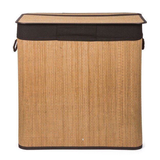 Skalbinių dėžė su pertvara G21 63555174, 150l, bambukinė 4