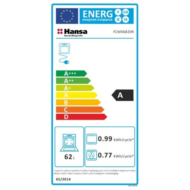 Dujinė viryklė Hansa FCMX68209 3