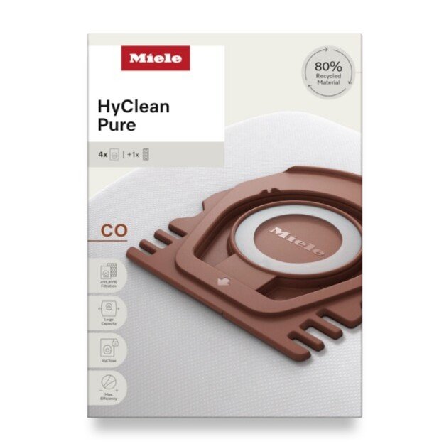 Dulkių siurblio maišelis MIELE CO HyClean 4 vnt 12557080