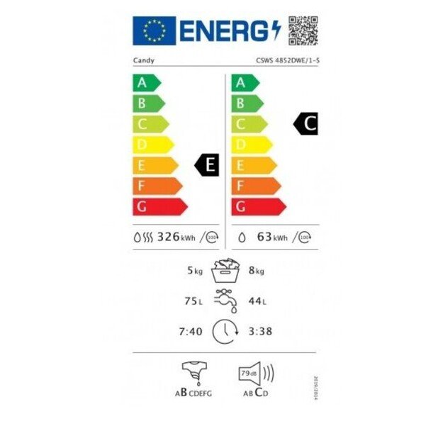 Skalbimo mašina Candy CSWS 4852DWE/1-S 1