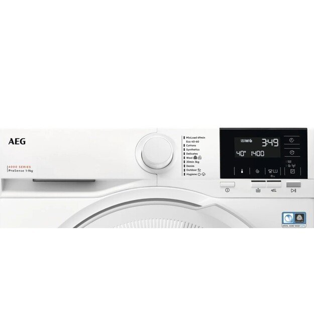 Skalbimo mašina AEG LFR61942BE, 9 kg, balta 6