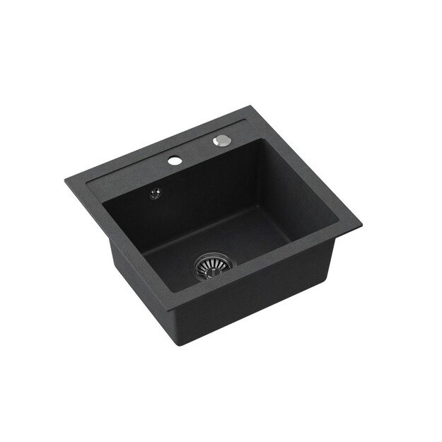 Virtuvinė plautuvė Quadron JOHNNY 110 HCQJ5047CZK, juoda 1