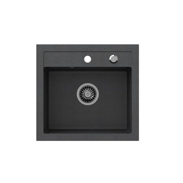 Virtuvinė plautuvė Quadron JOHNNY 110 HCQJ5047CZK, juoda