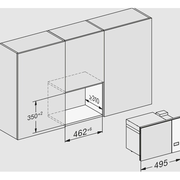 Mikrobangų krosnelė Miele M2224SC 11103400 3