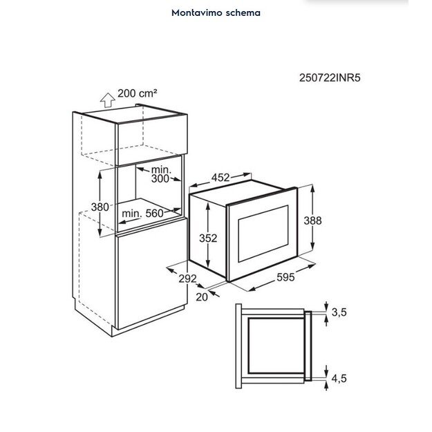 Mikrobangė Electrolux LMS2203EMK 2