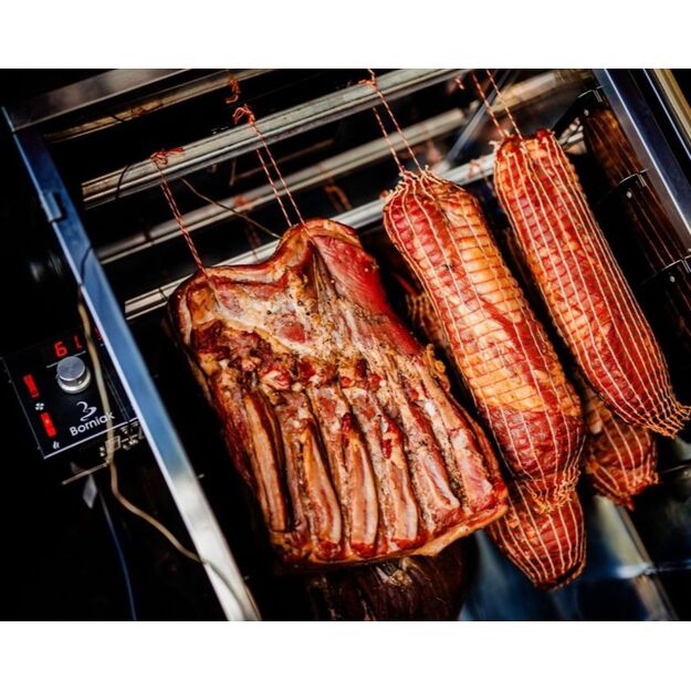 Rūkykla Borniak 150L nerūdijančio plieno +BBQ ir wifi BBDSW-150 5