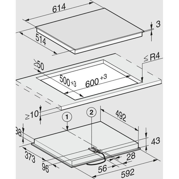 Kaitlentė MIELE KM 6521 FR 1