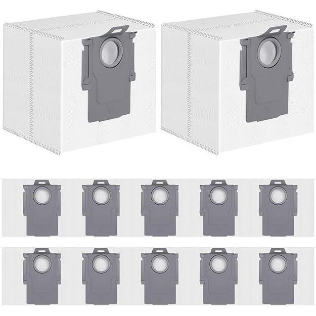 VACUUM ACC DUST BAG 12PCS/WHITE H5 8.04.0032 ROBOROCK