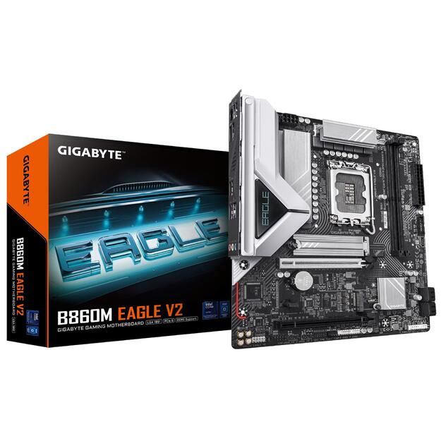 Mainboard|GIGABYTE|Intel B860 Express|LGA1851|Micro-ATX|Memory DDR5|Memory slots 2|B860MEAGLEV2