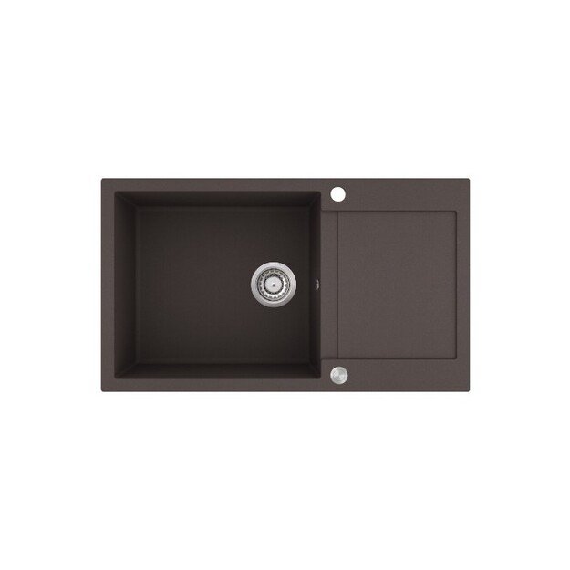 Komplektas: virtuvės plautuvė ir maišytuvas su ištraukiama žarna HELIKA SQT104-120AWP+2383-120 4