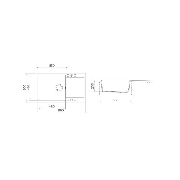 Komplektas: virtuvės plautuvė ir maišytuvas su ištraukiama žarna HELIKA SQT104-120AWP+2383-120 2