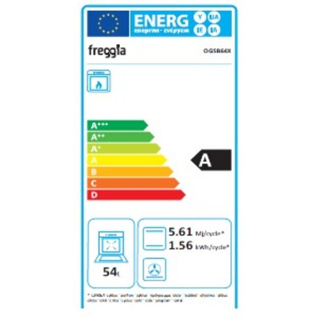 Orkaitė Freggia OGSB64X 6