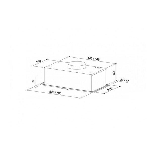 Įmontuojamas gartraukis Eleyus GMA L 14 150 52 IS 1