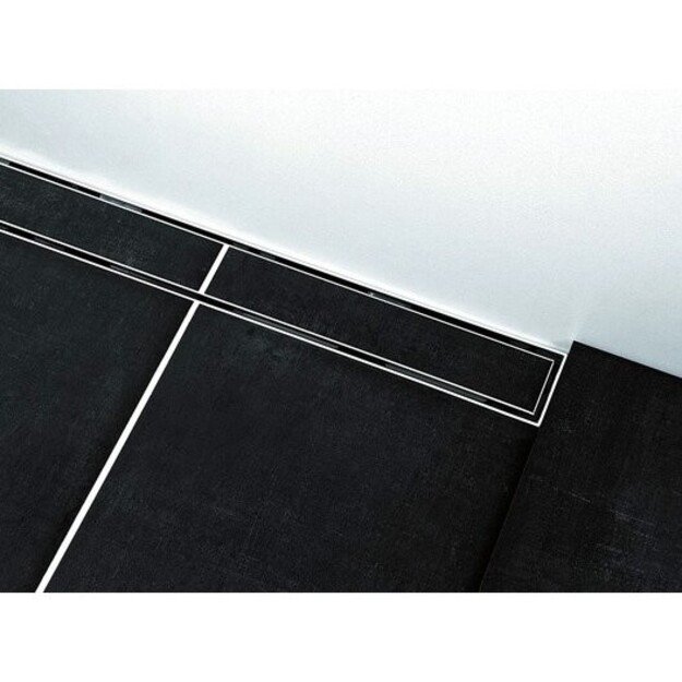 Du&scaron;o latako komplektas 2 in1 su dvipusėmis grotelėmis steel/plate 800mm Tece Linus 15103080 3