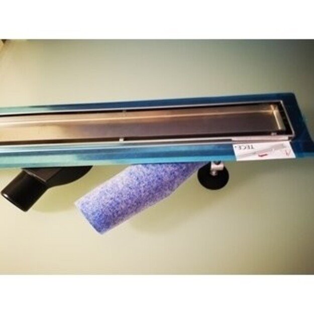 Du&scaron;o latako komplektas 2 in1 su dvipusėmis grotelėmis steel/plate 800mm Tece Linus 15103080 4