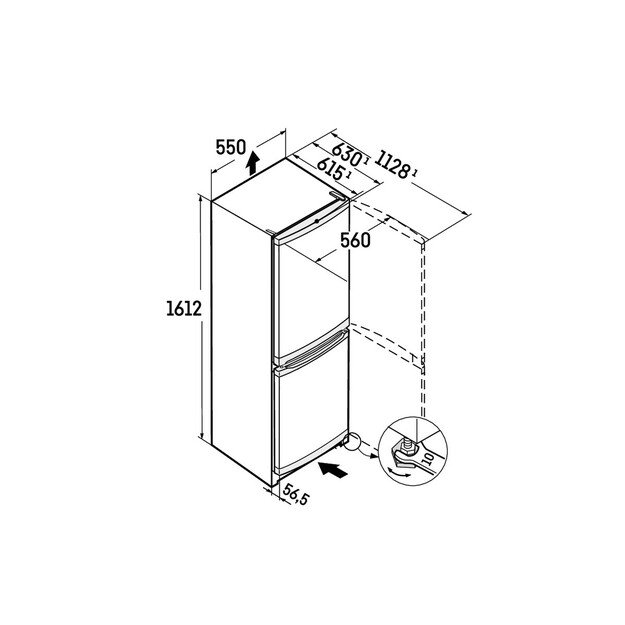 &Scaron;aldytuvas Liebherr KGle 1655-2.6 1