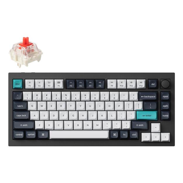 KEYBOARD WRL Q1 MAX RGB/CARBON BLACK Q1M-M1 KEYCHRON
